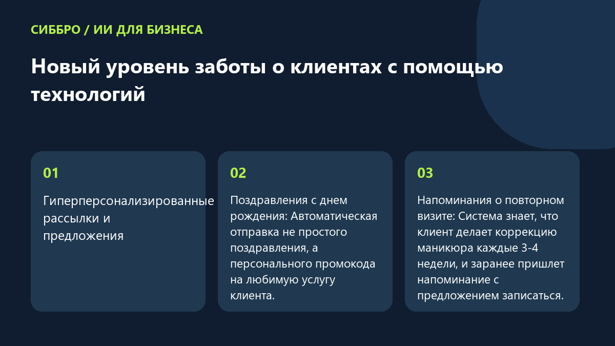 Новый уровень заботы о клиентах с помощью технологий