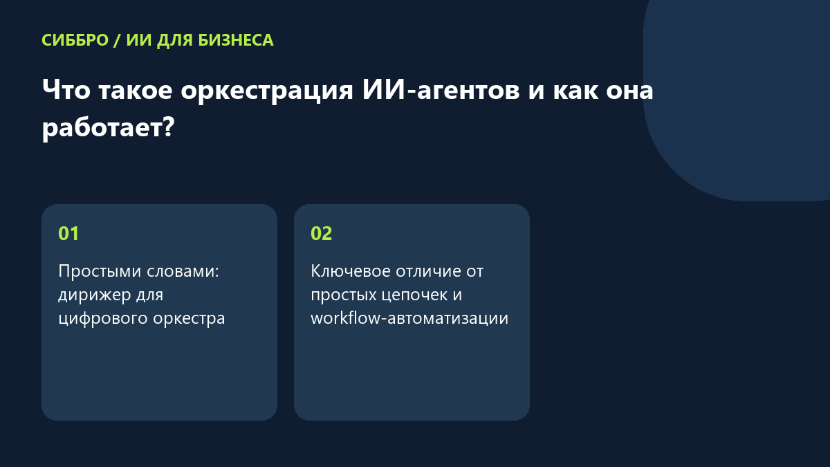 Что такое оркестрация ИИ-агентов и как она работает?