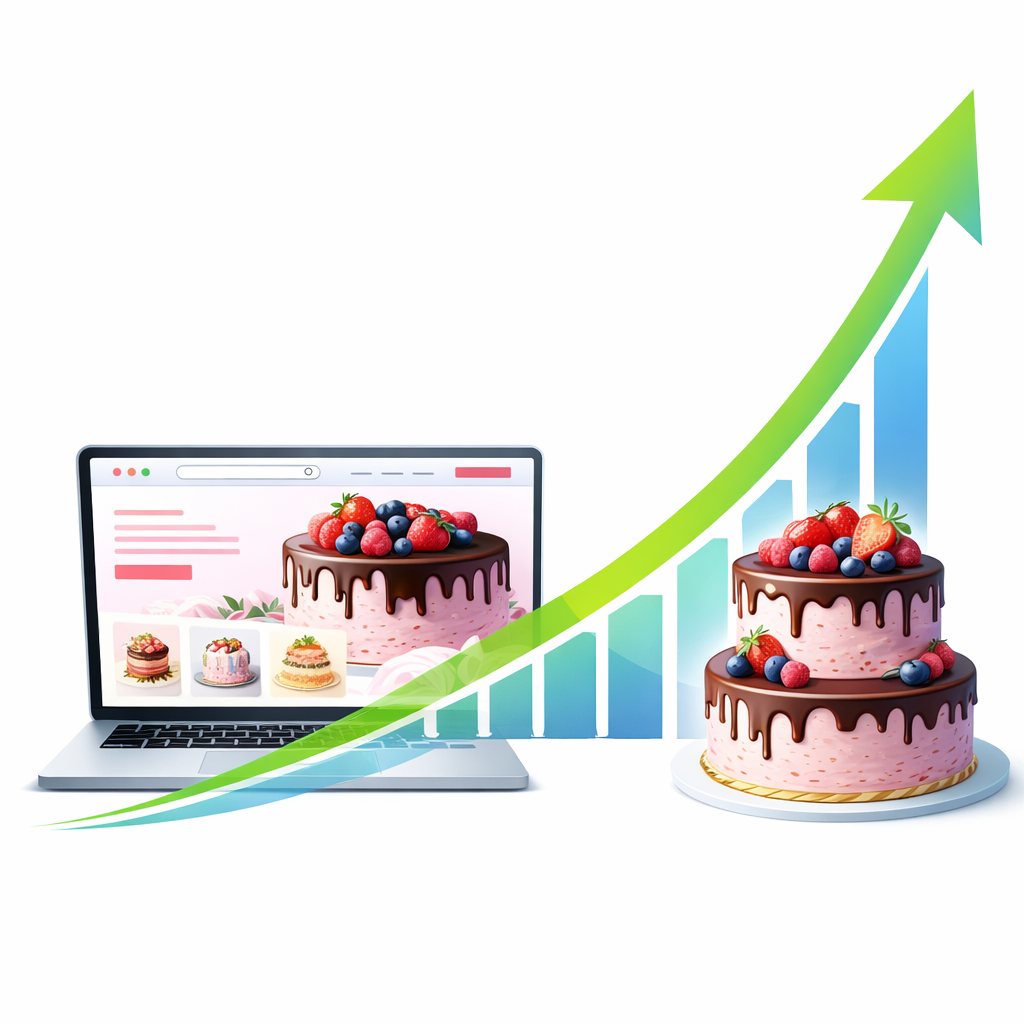 Сайт для продаж тортов и  seo-оптимизация для развития бренда