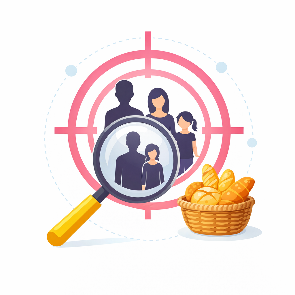 Определение целевой аудитории для рекламы для пекарни