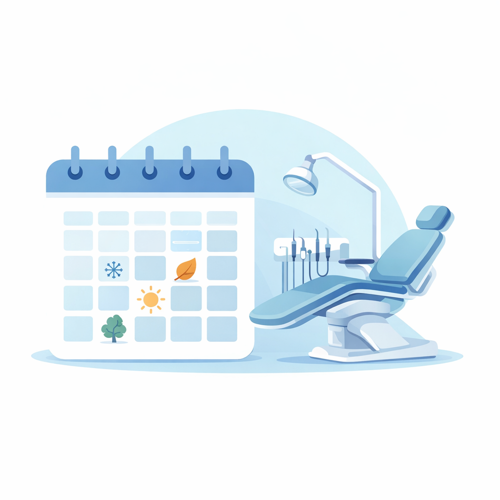 Учет сезонности для стоматологии 